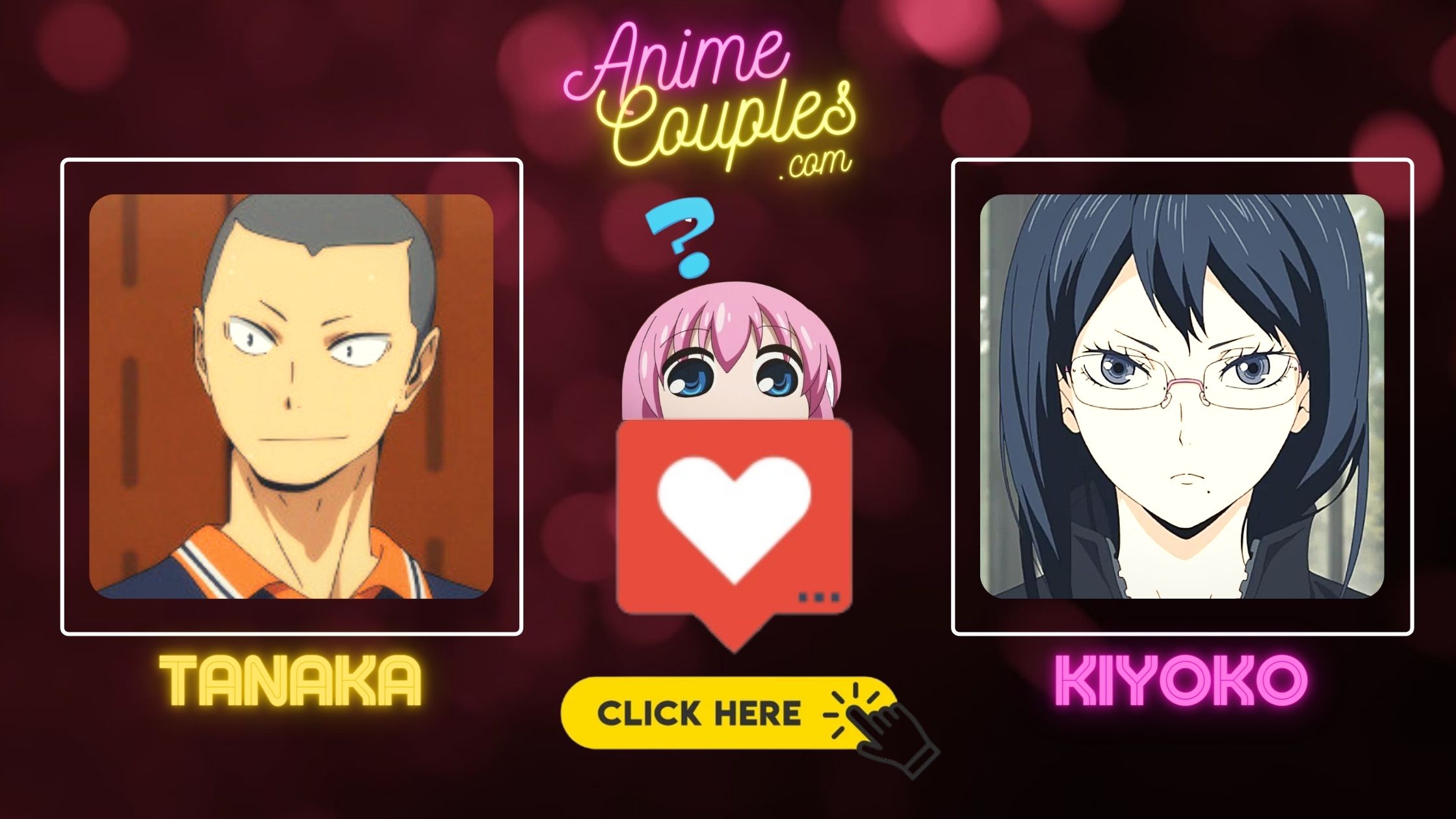 Tanaka and Kiyoko - The Haikyuu couples love story romantic relationship!!  - Anime Couples