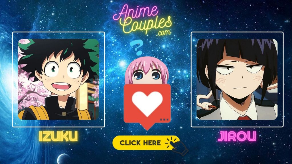 Izuku x Jirou - The My Hero Academia couples friend cute popular