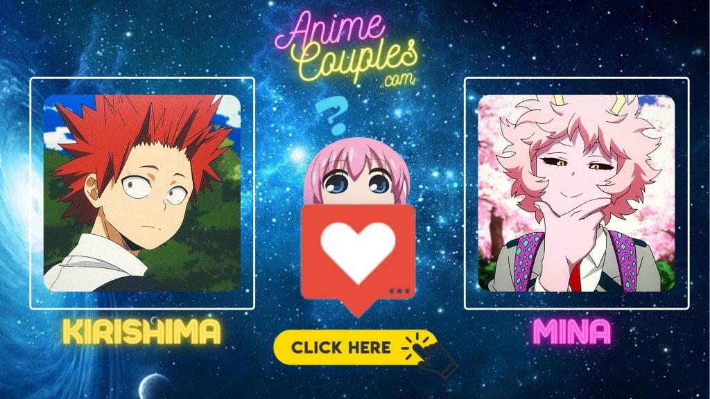 Kirishima x Mina The My Hero Academia couples friendly